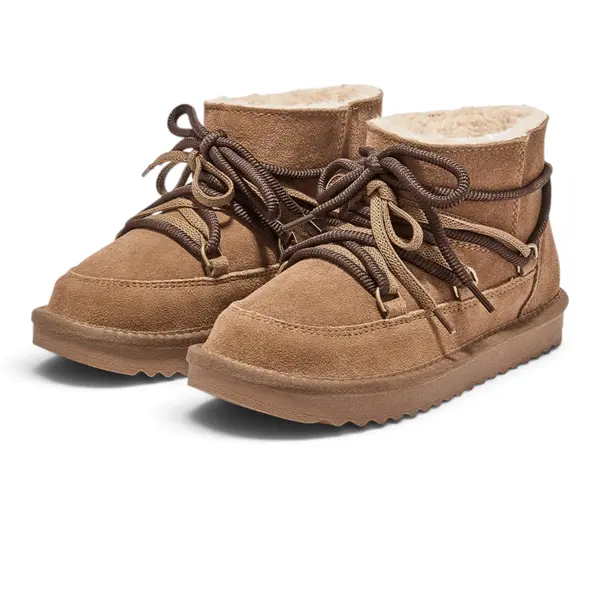 DFSH426011-CAME D.Franklin gležnjača s krznom NORDIC LITE gno camel