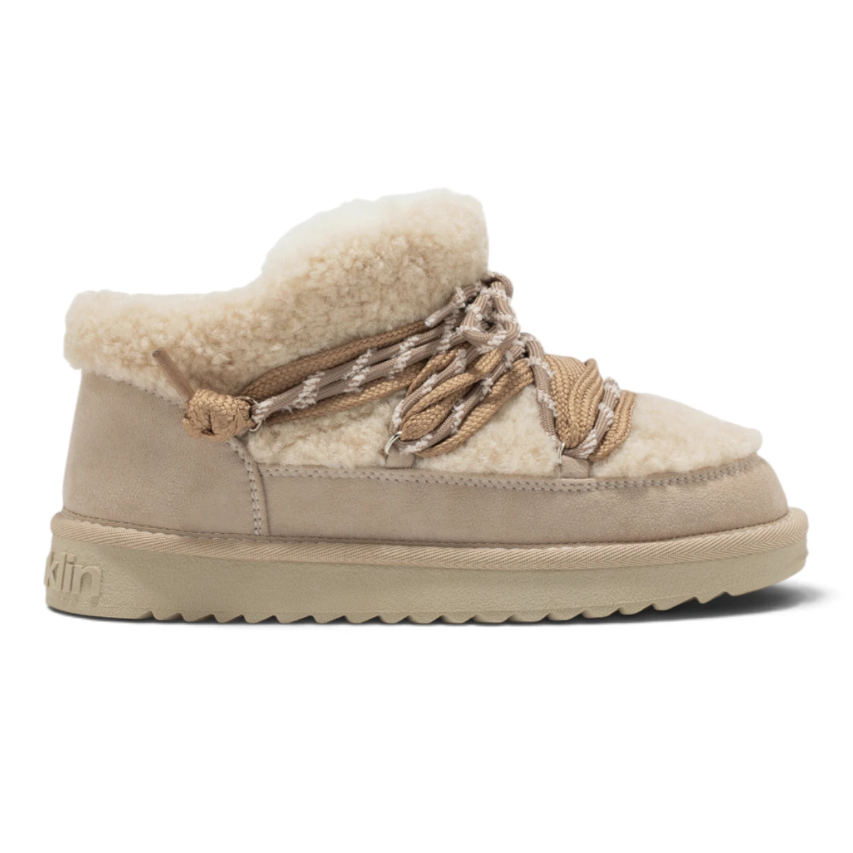 DFSH370003-TAUP D.Franklin ženske tekstilne čizme Nordic Lite Sherpa, bež