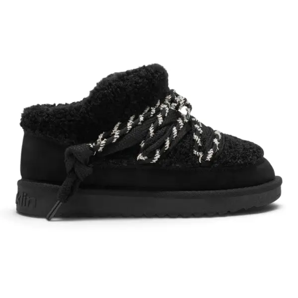 DFSH370003-TAUP D.Franklin ženske tekstilne čizme Nordic Lite Sherpa, crne