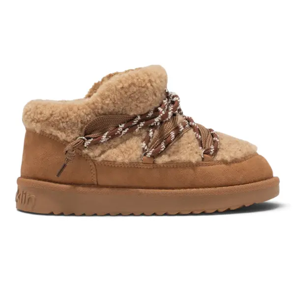 DFSH370003-TAUP D.Franklin ženske tekstilne čizme Nordic Lite Sherpa, smeđe