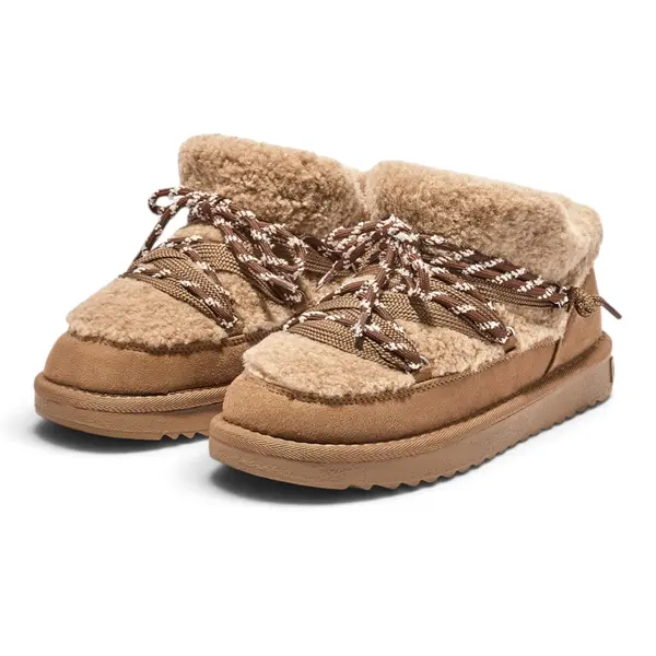 DFSH370003-TAUP D.Franklin ženske tekstilne čizme Nordic Lite Sherpa, smeđe