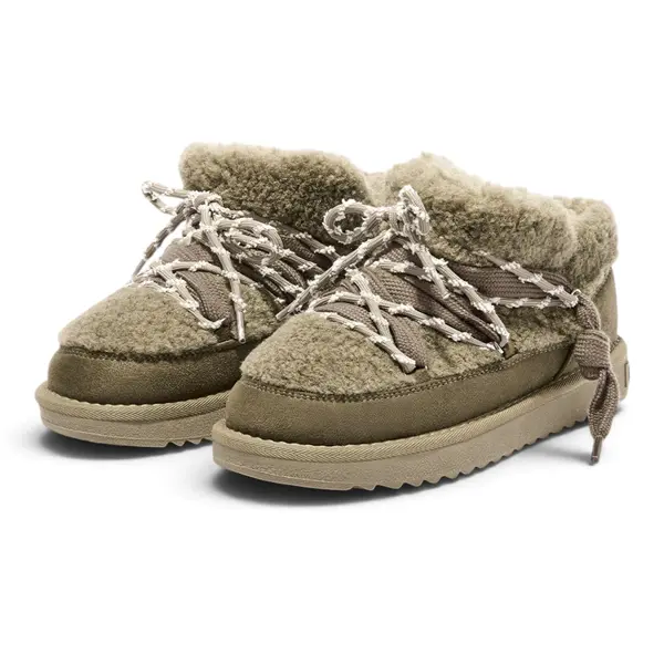DFSH370003-TAUP D.Franklin ženske tekstilne čizme Nordic Lite Sherpa, zelene