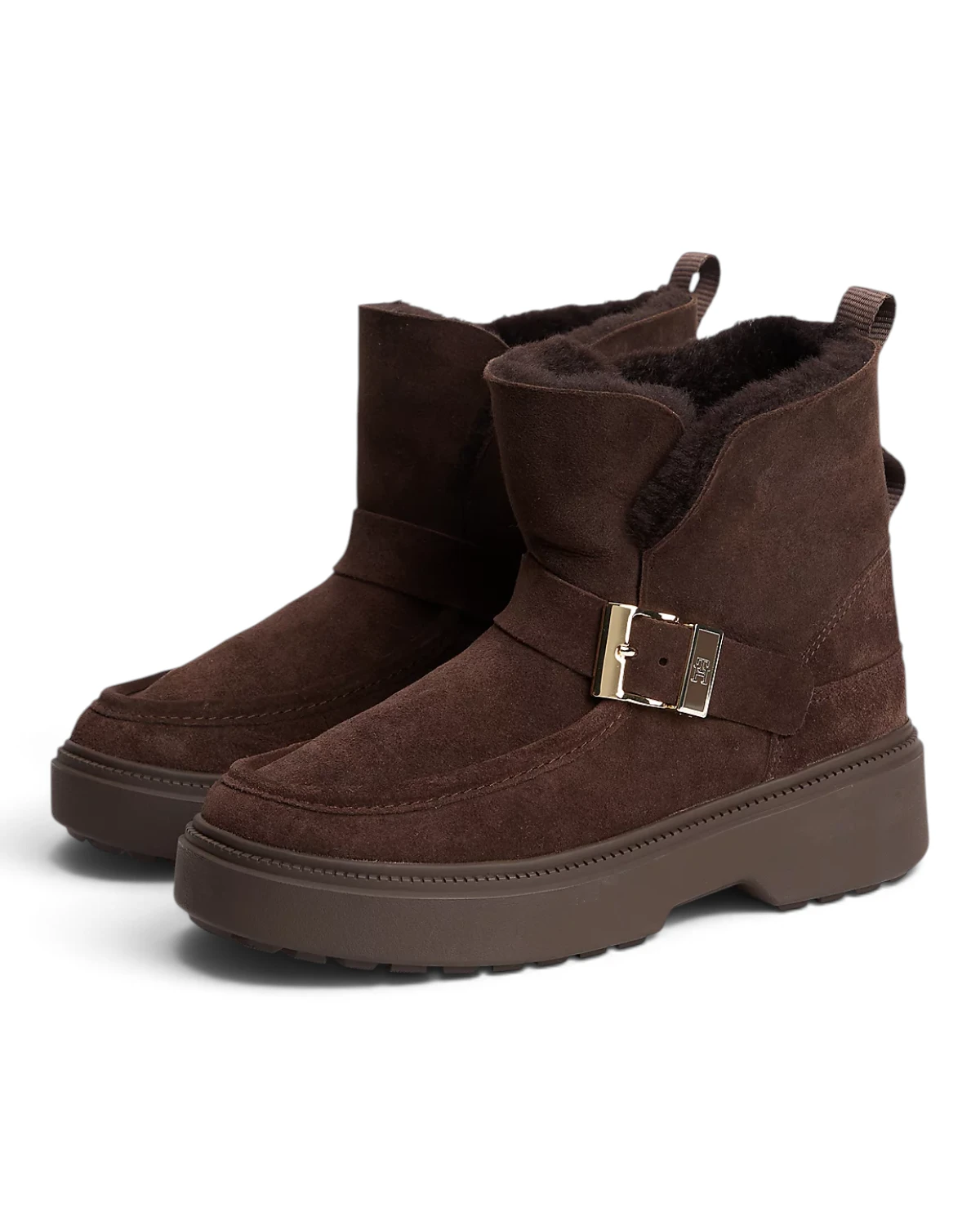 FW0FW09687-GUG Tommy Hilfiger ženske čizme, smeđe
