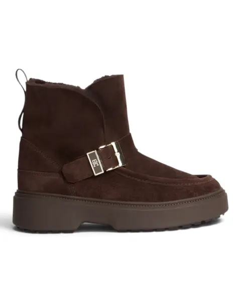 FW0FW09687-GUG Tommy Hilfiger ženske čizme, smeđe