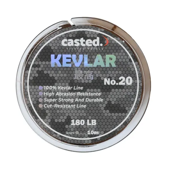 CAS 3119 Casted Kevlar Assist Line #25 220lb/100kg - 10m Brown