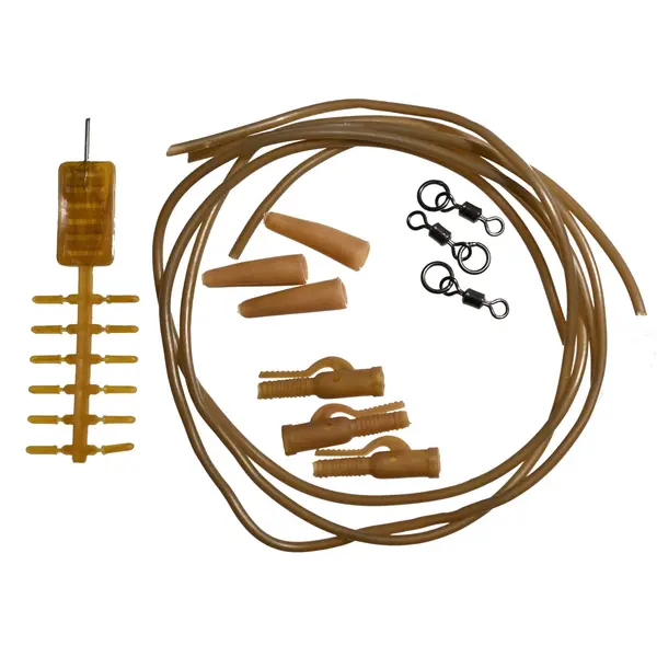 CAS 358136 CASTED SET 1 ANTI TANGLE CAMO TUBE, KOPČE, VRTILICA SA RINGOM