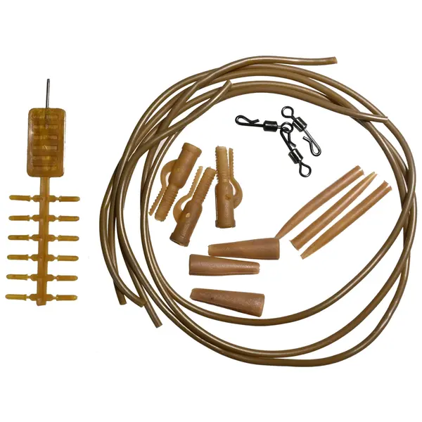 CAS 358137 CASTED SET 2 ANTI TANGLE CAMO TUBE, KOPČE, BRZA VRTILICA+SLEEVE