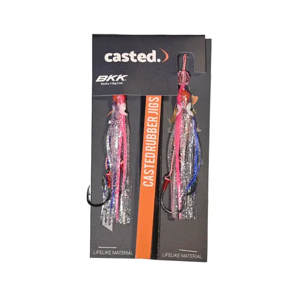 CAS 7097 Casted rezervna suknjica za Inchiku  squid 9 cm with assist PINK BLUE SILVER GLI