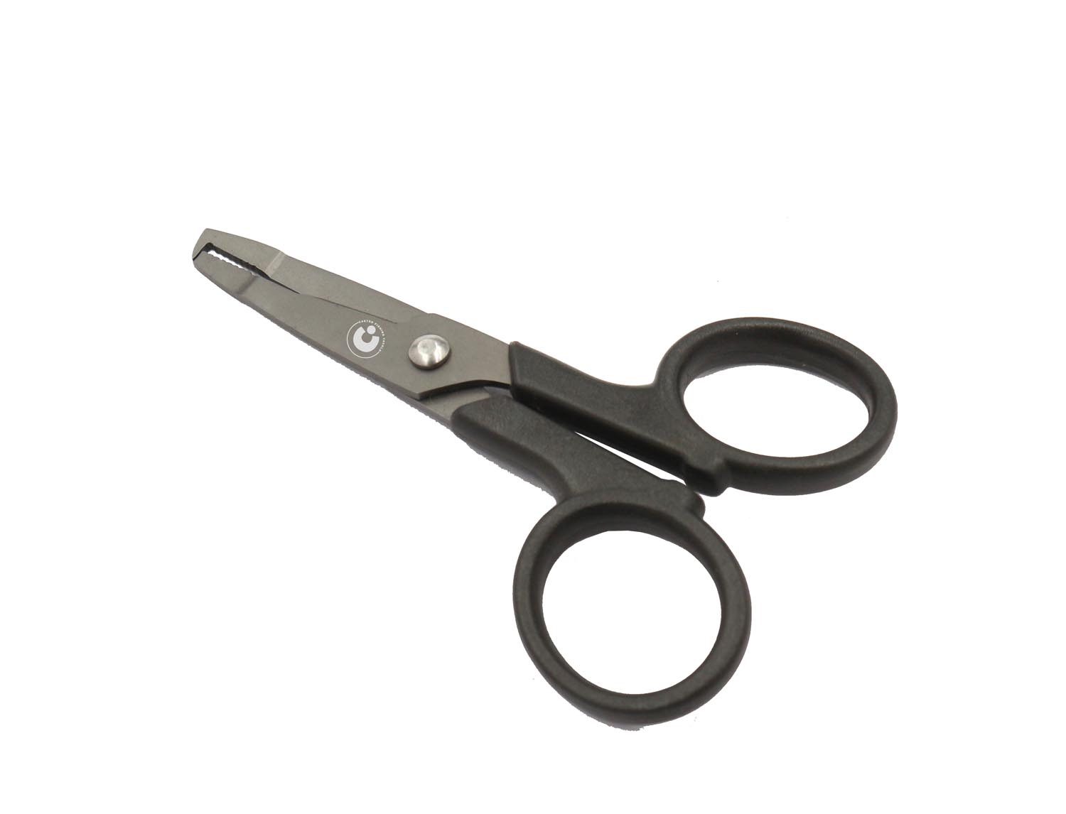 CAS T1008 Casted škarice, Scissors Serrated with Split Ring Opener SS 4.5''