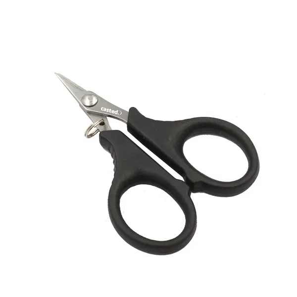 CAS T1010 Casted škarice, Scissors Serrated Braided Line SS 3.5''