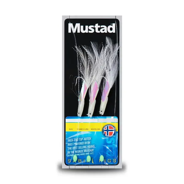 CL-RIG40-3/0-10 MUSTAD SABIKI PREDVEZ LUMINOUS HOKKAI TRACE 40 BR.3/0