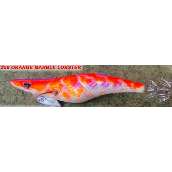 CLICKS35-58 KANJI CLICKS  3.5 #58 ORANGE/MARBLE LOBSTER