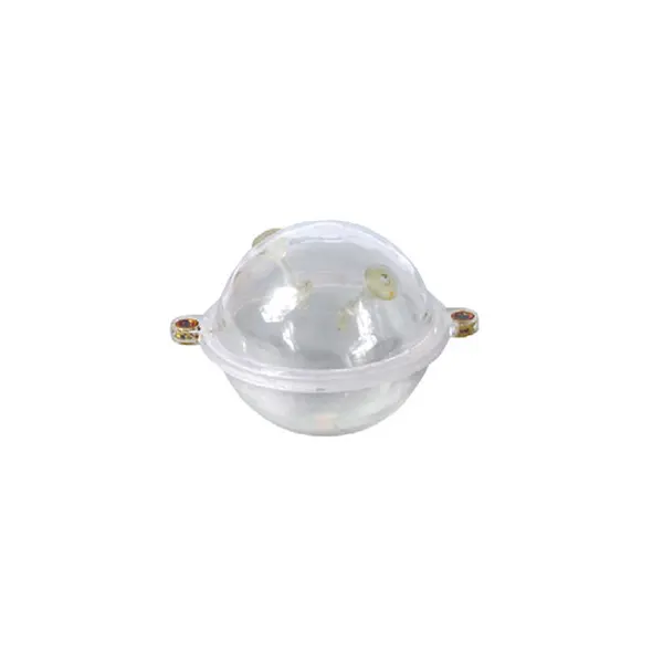 CAS 4080 32MM CASTED BUBBLE FLOAT ROUND 32MM CLEAR