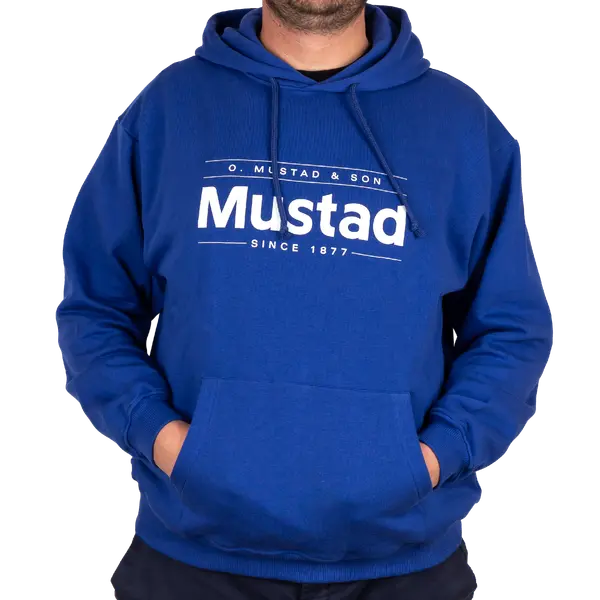 MCTEE-MH01-XXXL-1 Mustad majica O MUSTAD & SON HOODIE BLUE XXXL-1