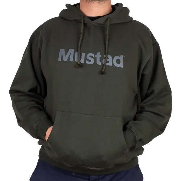 MCTEE-MH02-S-1 Mustad majica MUSTAD HOODIE GREEN S