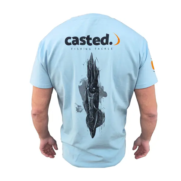 Casted Majica Kratki Rukav Lignja LIGHT BLUE