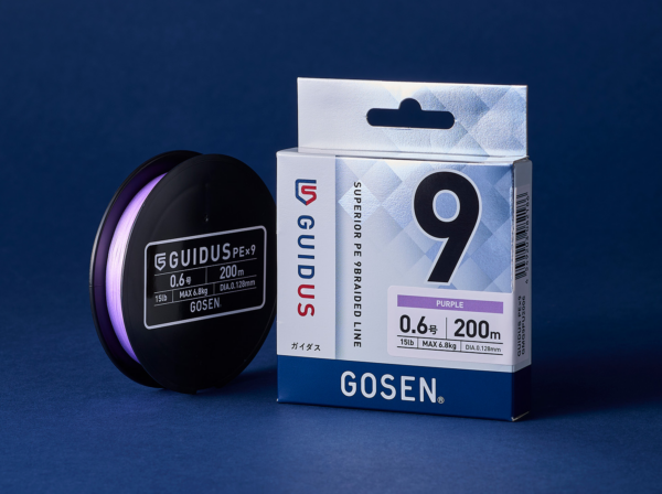 GMG9PU1512 Gosen upredenica Guidus PE x 9 Purple 150m #1.2 0,185mm