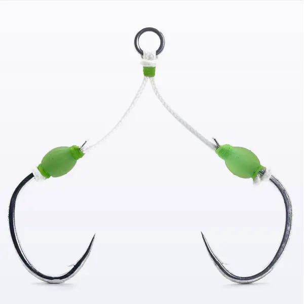 J-ASSIST3-4/0-2 MUSTAD ASIST UDICESLOW PITCH DOUBLE JIGGING ASSIST RIG 4/0