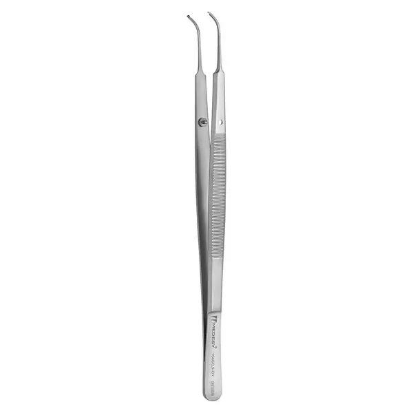 1040/0,9-OY Pinceta za tkivo Gerald zakrivljena 1x2 vrh fi 0,9 mm 175 mm