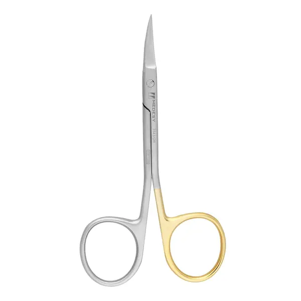 3543/OR Kirurške škare superior cut otvoreni prstenovi Iris, zakrivljene 115 mm