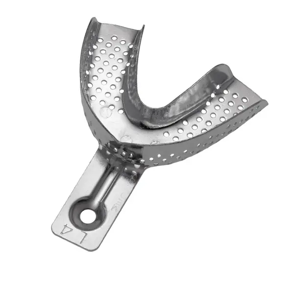 6006/L4 Aluminijska perforirana žlica za uzimanje otisaka, donja M, 75x56 mm