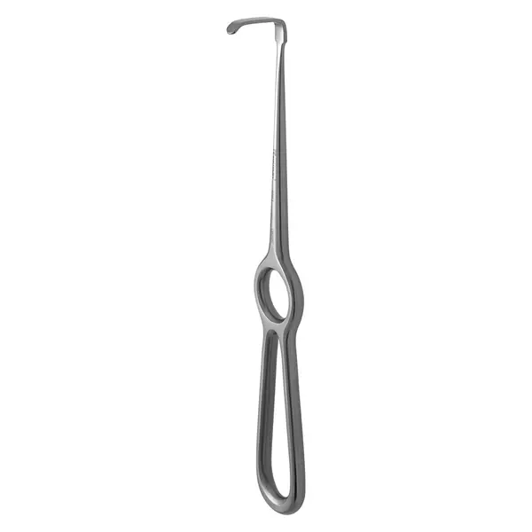 889/1 Retraktor za meko tkivo Kocher-Langenbeck, vrh 27×6 mm, 215 mm