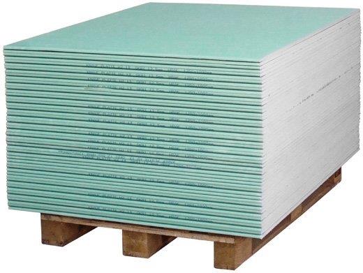 104906 kom Gips ploča KNAUF mini H-100 vlagootporna, 12,5x1250x1000 mm (1,25m2/kom)