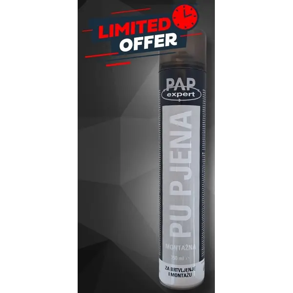 PE 203 PAP EXPERT PU pjena - montažna 750ml