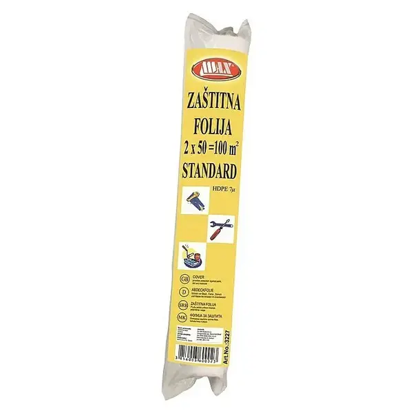 31892 A-Folija PVC u tuljku 4x5m