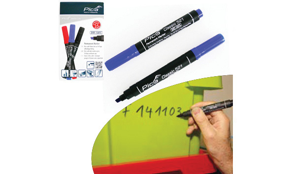 PICA Marker vodootporni prof. crveni srednji 521/40