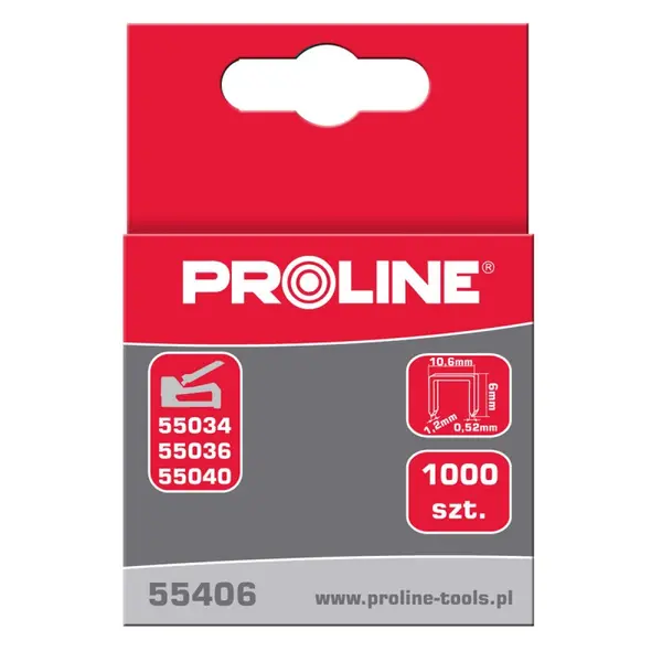 PROLINE Klameri G/11 12 mm 10,6x1,2 mm 1000 kom