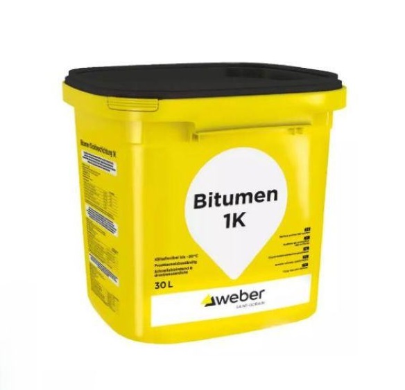 WEBER 1K bitumenska hidroizolacija 30/1
