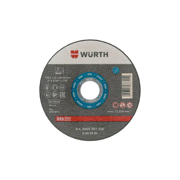 669 230111 WU - Rezna ploča - inox- rav-D115x1,0x22,23