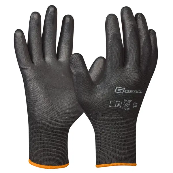 GEBOL - Rukavice Nano Flex crne vel. 9