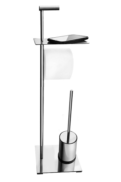 60-96 61 EXTRA SAMOSTOJEĆI DRŽAČ WC ČETKE CHROME