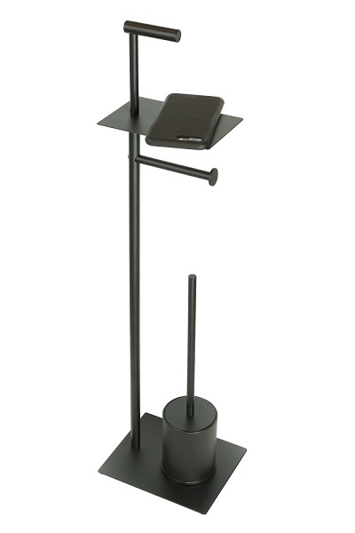 60-96 61 55 EXTRA SAMOSTOJEĆI DRŽAČ WC ČETKE MATT BLACK