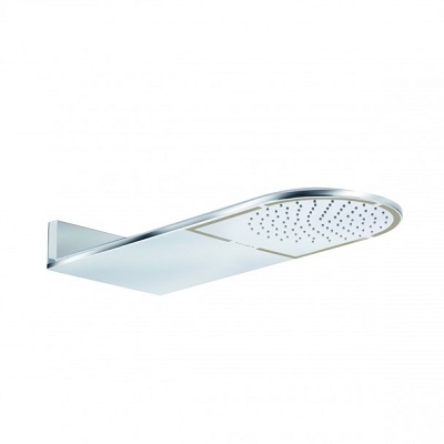 A-QA METALNA ZIDNA TUŠ RUŽA 60x25cm ruža fi250mm 1/2"