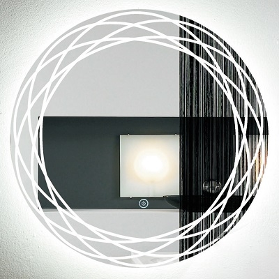 JANNT OGLEDALO fi 600, LED-TOUCH SENSOR, debljina 4mm-okruglo-15W