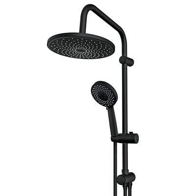 23-PUT70B BLAU TUŠ KONZOLA KOMPLET crna (kružna tuš ruža 220mm)