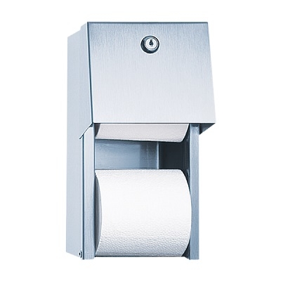 INOX DRŽAČ WC PAPIRA za dvije role brušeni