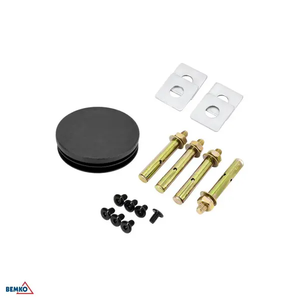 C84-SSO-S3M-160-060-BL BEMKO STUP RASVJETNI SKLOPNI 3M 160X160MM FI 60MM CRNI