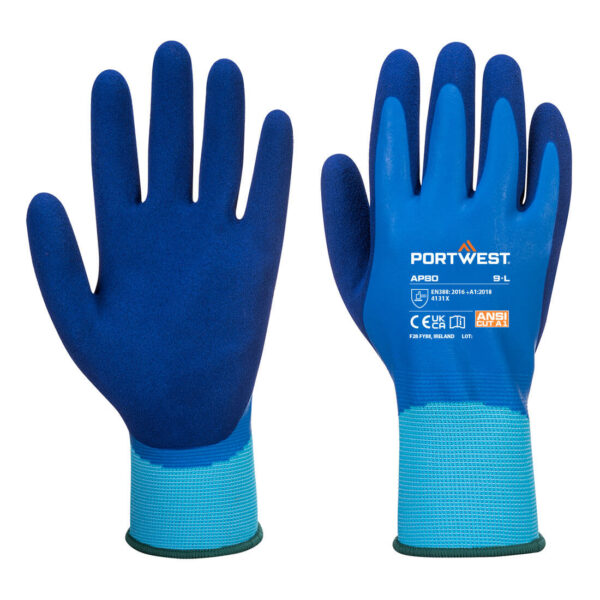 RUKAVICA KRATKA S GUMENIM PREMAZOM LIQUID PRO AP80
