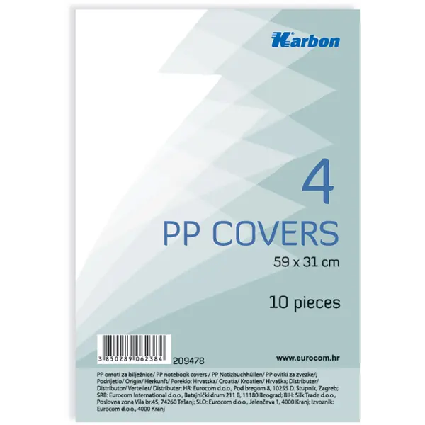 209478-EC Omotnica univerzalna PP s ljep.trakom br.4, KARBON 59x31 10/1 P40
