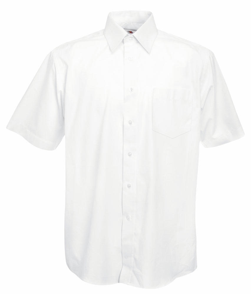 213690-EC Košulja FOL KR 115g Poplin Shirt bijela 2XL P12 NETTO