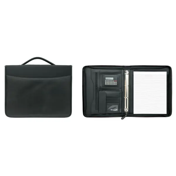216817-EC Mapa poslovna Elegant s kalk. i blokom crna, 35x28,5x5 cm P10