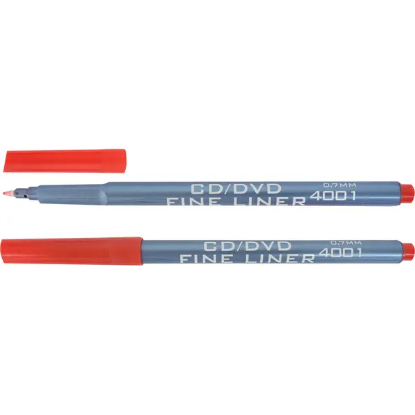 219375-EC Marker za CD/DVD K-I-N Ergo 12/1 crveni 4001 P12/144