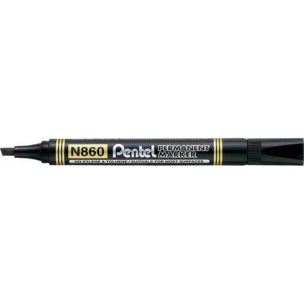 223526-EC Marker perm. PENTEL N860-A crni kosi vrh P12/576