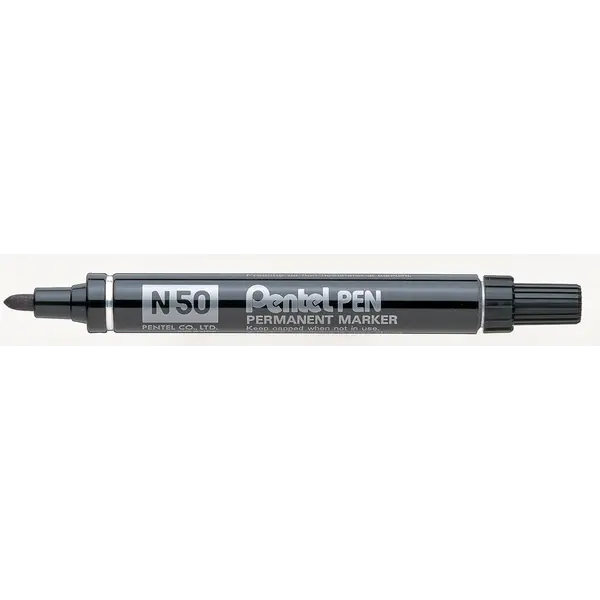 223529-EC Marker perm. PENTEL N50-A crni okrugli vrh P12/480