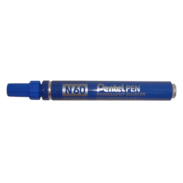 223534-EC Marker perm. PENTEL N60-C plavi kosi vrh P12/480