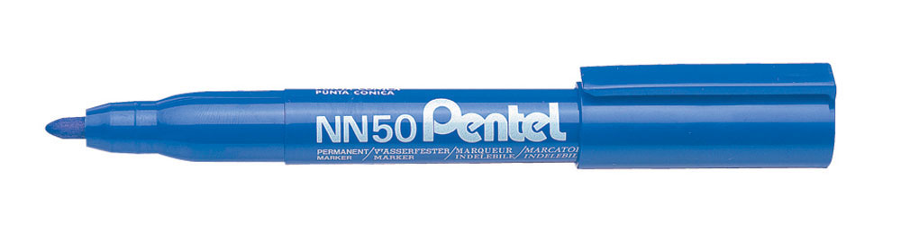 223857-EC Marker perm. PENTEL NN50-C plavi okrugli vrh P12/480